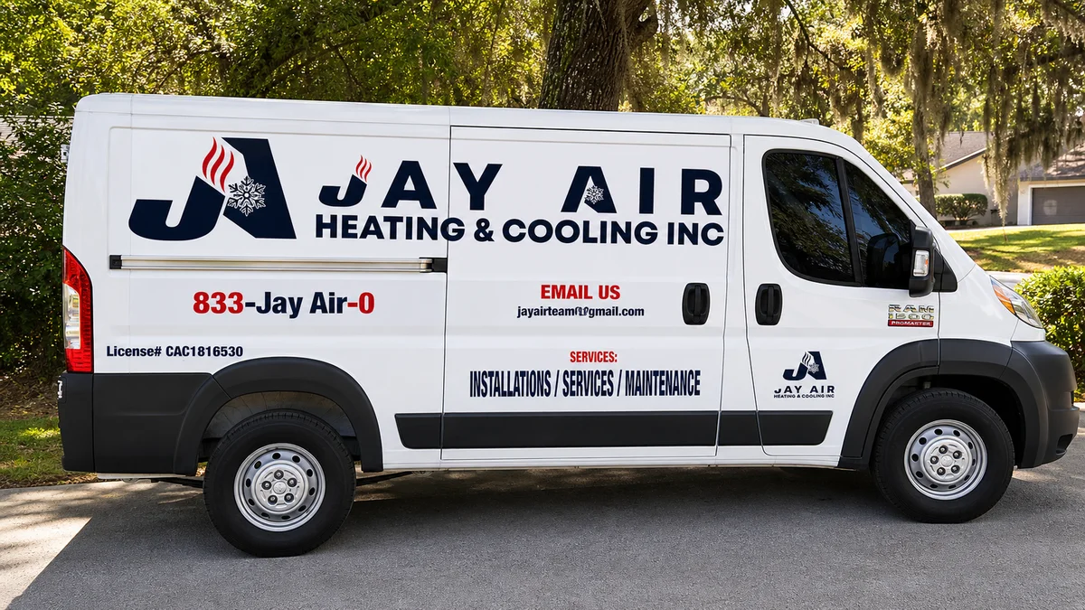 Jay Air service van ready to serve Central Florida